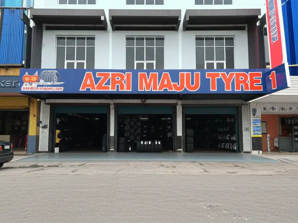 AZRI MAJU TYRE 1 1 Ban Azri Maju Tyre 1: Tayar Berkualiti Tinggi