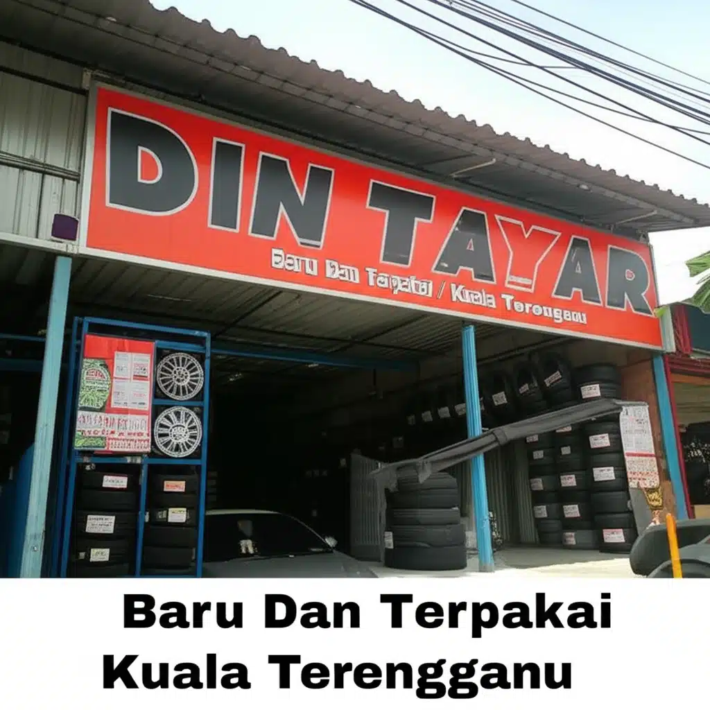 Din Tayar. Baru Dan Terpakai / Kuala Terengganu 1 Ban Din Tayar Baru dan Terpakai di Kuala Terengganu