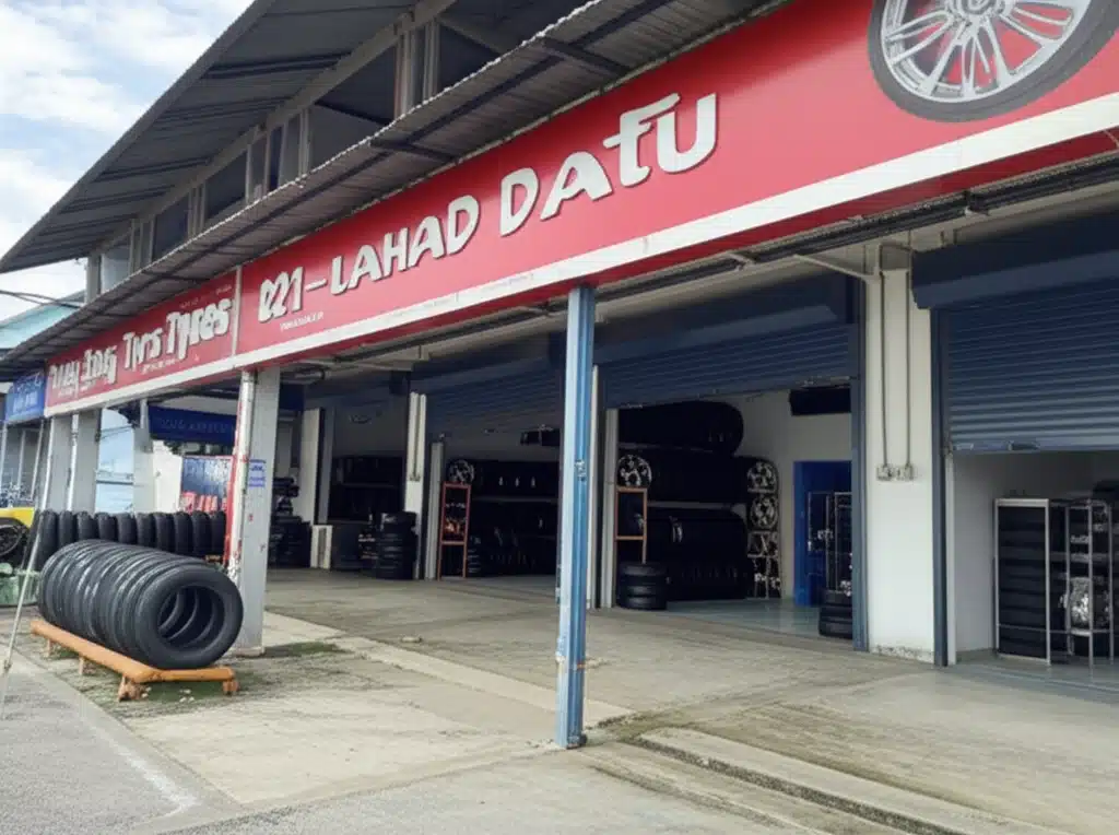 Ban Hung Sing - Ban Tayar di Lahad Datu, Sabah