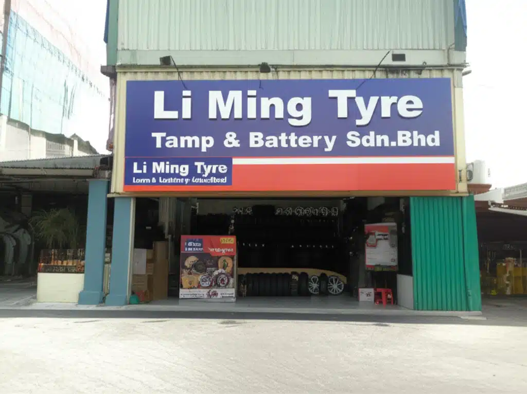 Ban Tayar & Bateri Berkualiti di Li Ming Tyre & Battery Sdn. Bhd.