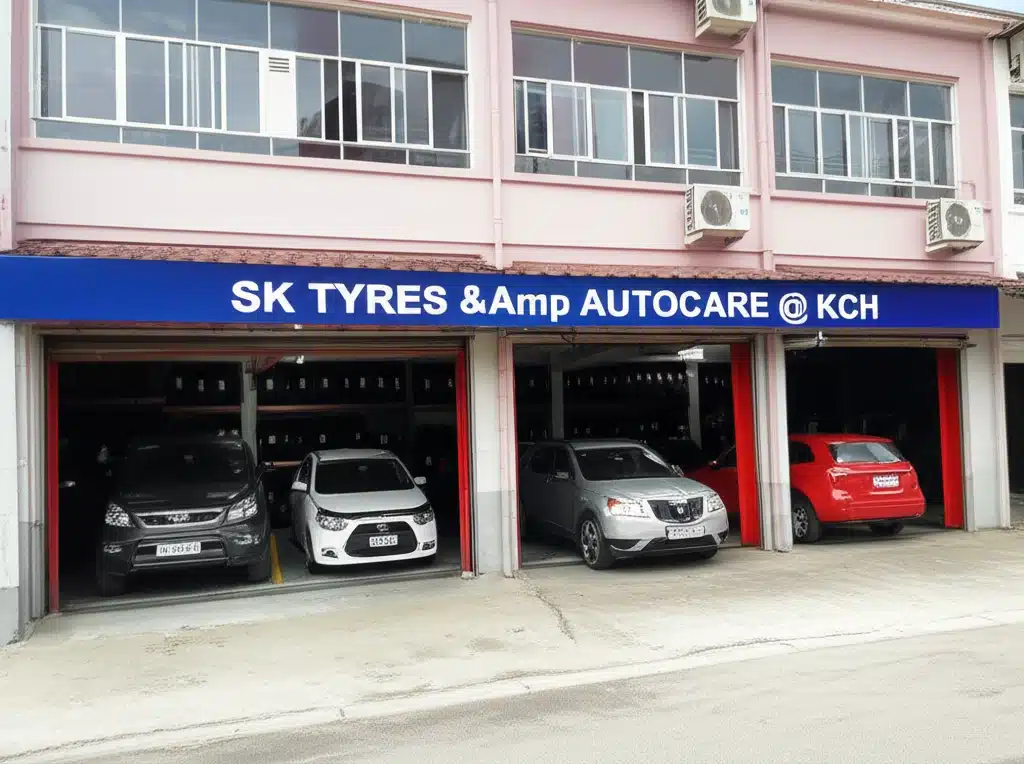 Ban Tayar & Perkhidmatan Autocare SK Tyres Kuching