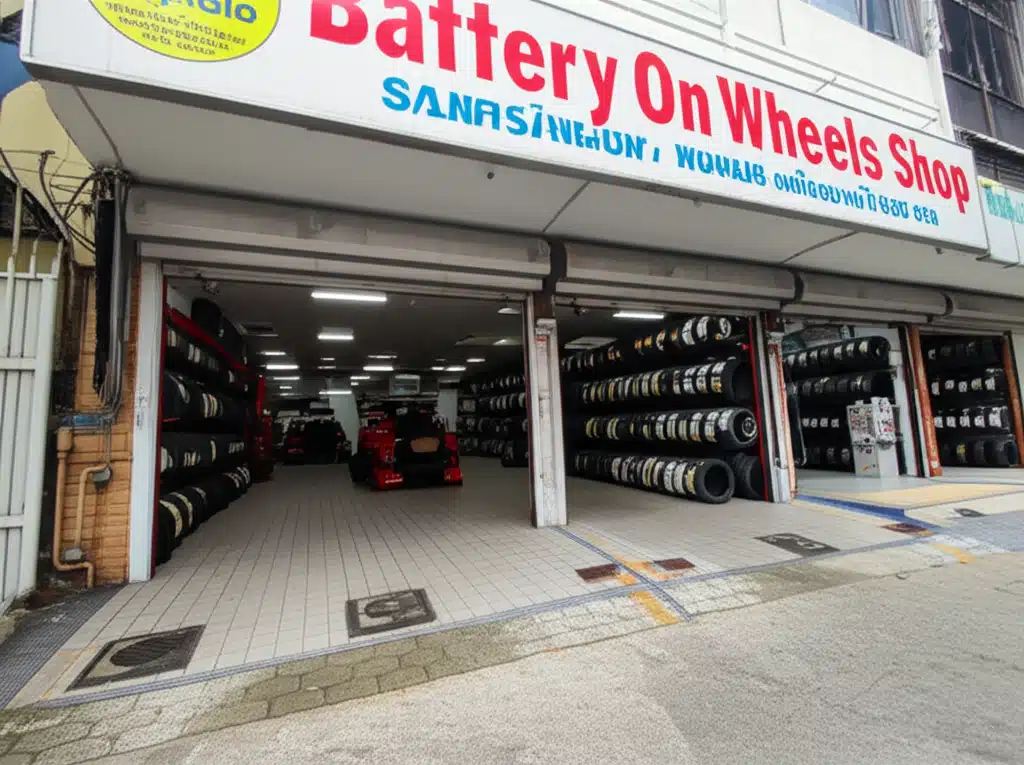 Battery On Wheels Shop 1 Bateri Bergerak: Kedai Jualan Bateri Kereta & Perkhidmatan
