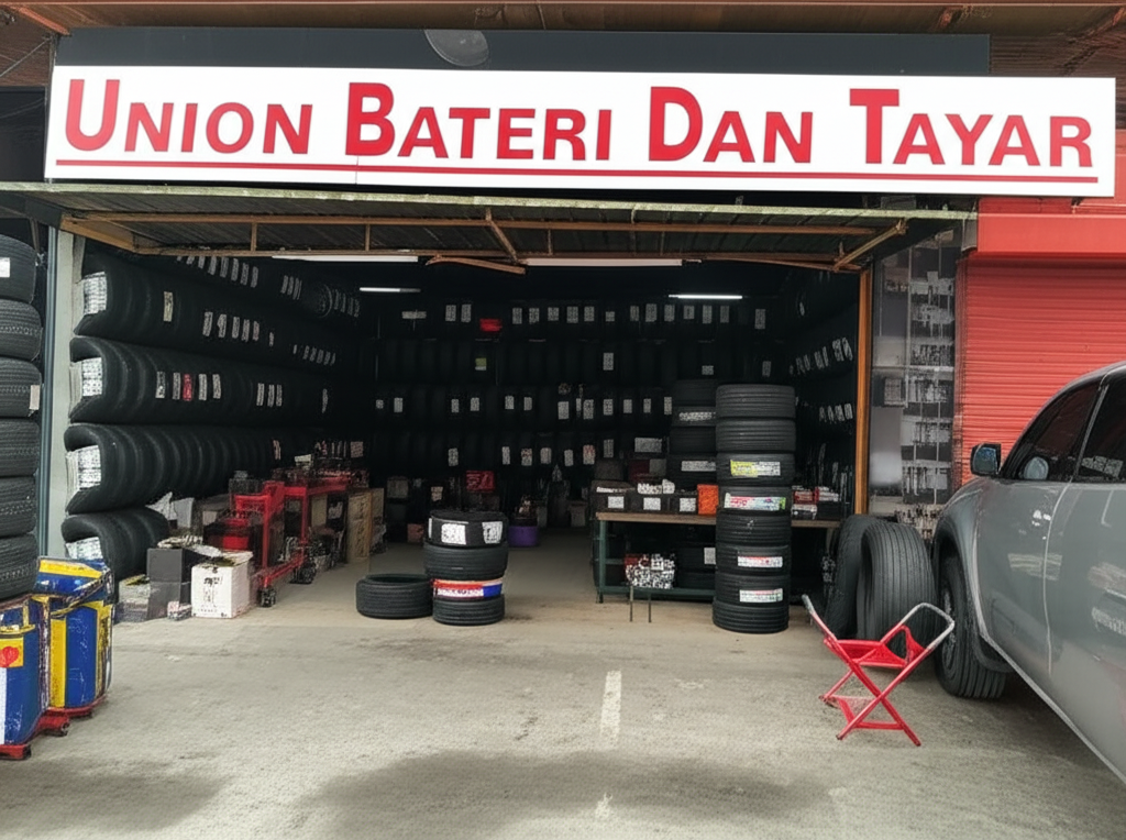 Union Bateri Dan Tayar 1 Bateri dan Tayar Union: Pemegang Kuasa Kenderaan Anda