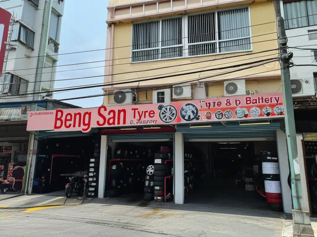 Beng San Tyre & Battery 1 Beng San Tyre & Battery: Servis Ban & Bateri Kereta Terdekat