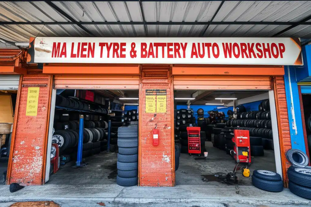 Ma Lien Tyre & Battery Auto Workshop 1 Bengkel Auto Ma Lien Tyre & Battery: Perkhidmatan Tayar & Bateri