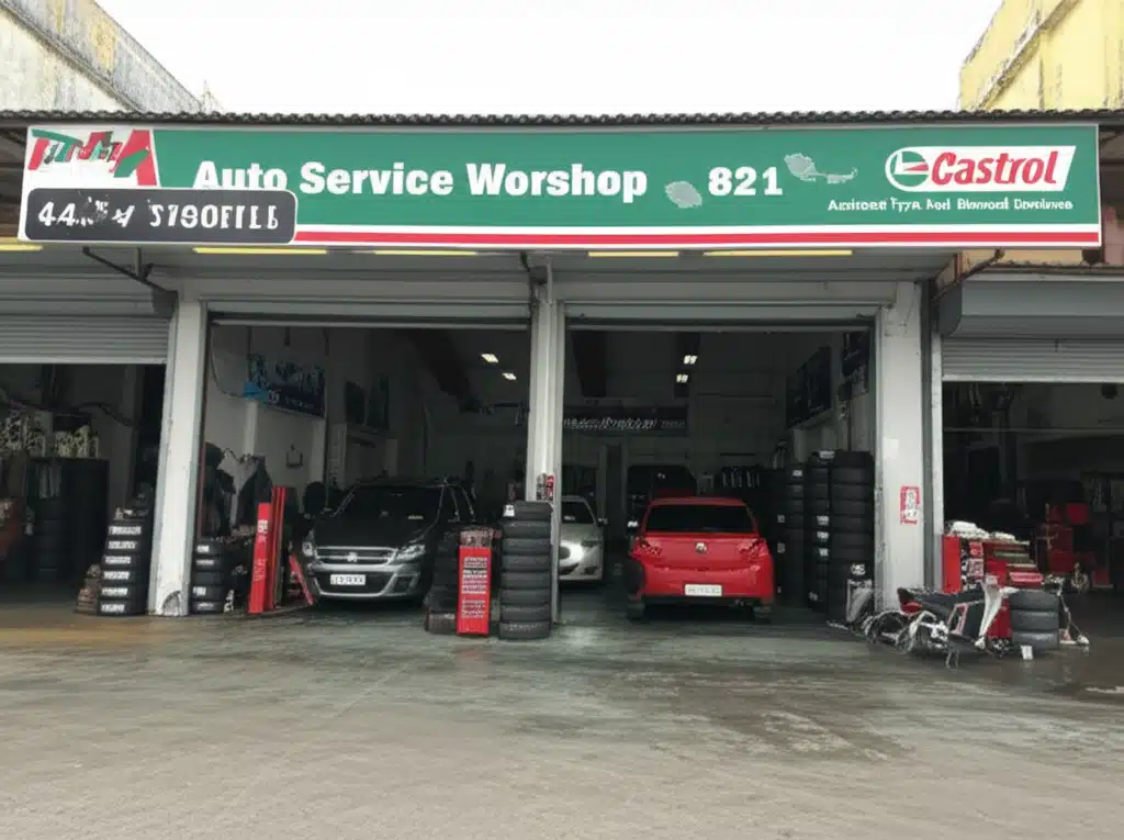 Castrol Auto Service Worshop - Autoland Tyre and Aircond Services 1 Bengkel Castrol Auto Service: Perkhidmatan Tayar & Aircond Autoland