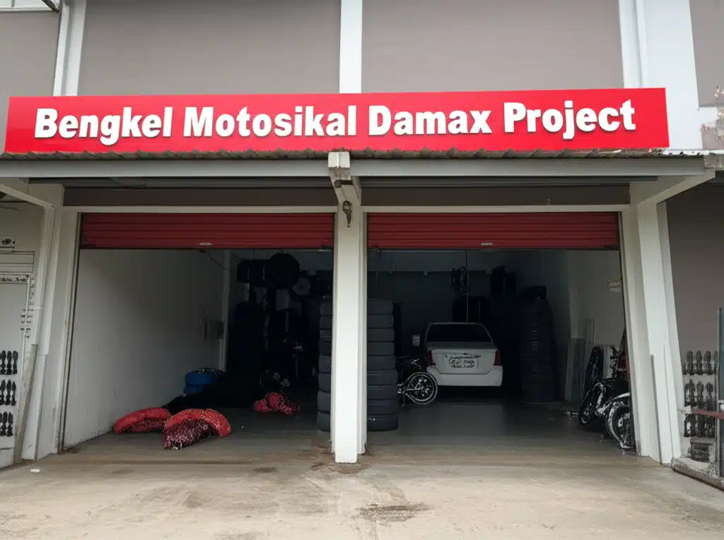 Bengkel Motosikal Damax Project: Perkhidmatan Baikian & Penyelenggaraan