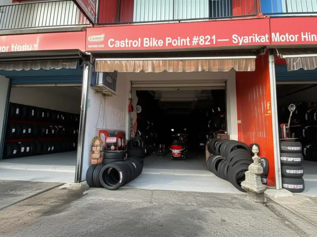 Castrol Bike Point - Syarikat Motor Hing 1 Castrol Bike Point: Servis & Penjagaan Sepeda Motor Hing Terdepan