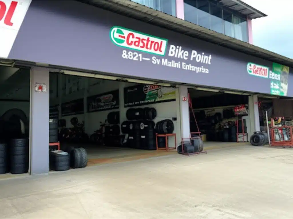 Castrol Bike Point - Sv Malini Enterprise 1 Castrol Bike Point di Sv Malini Enterprise - Perkhidmatan Motosikal