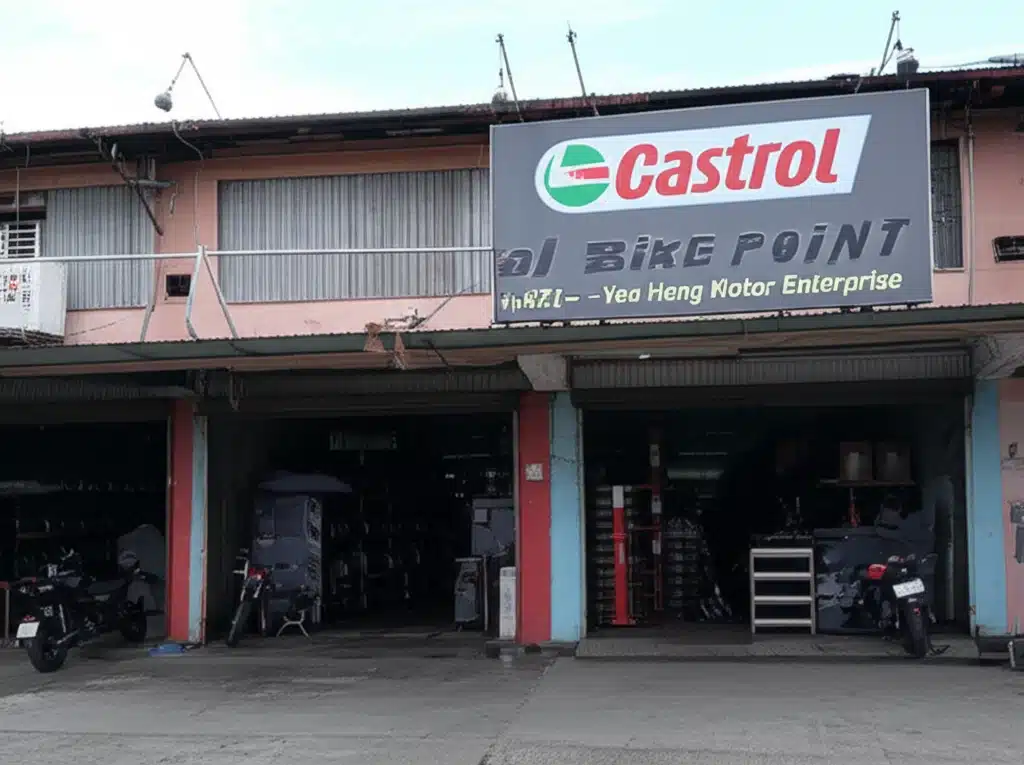 Castrol Bike Point - Yee Heng Motor Enterprise 1 Castrol Bike Point di Yee Heng Motor Enterprise - Perkhidmatan Motosikal