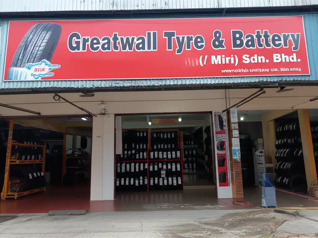 Greatwall Tyre & Battery Miri: Ban, Bateri & Perkhidmatan Terbaik