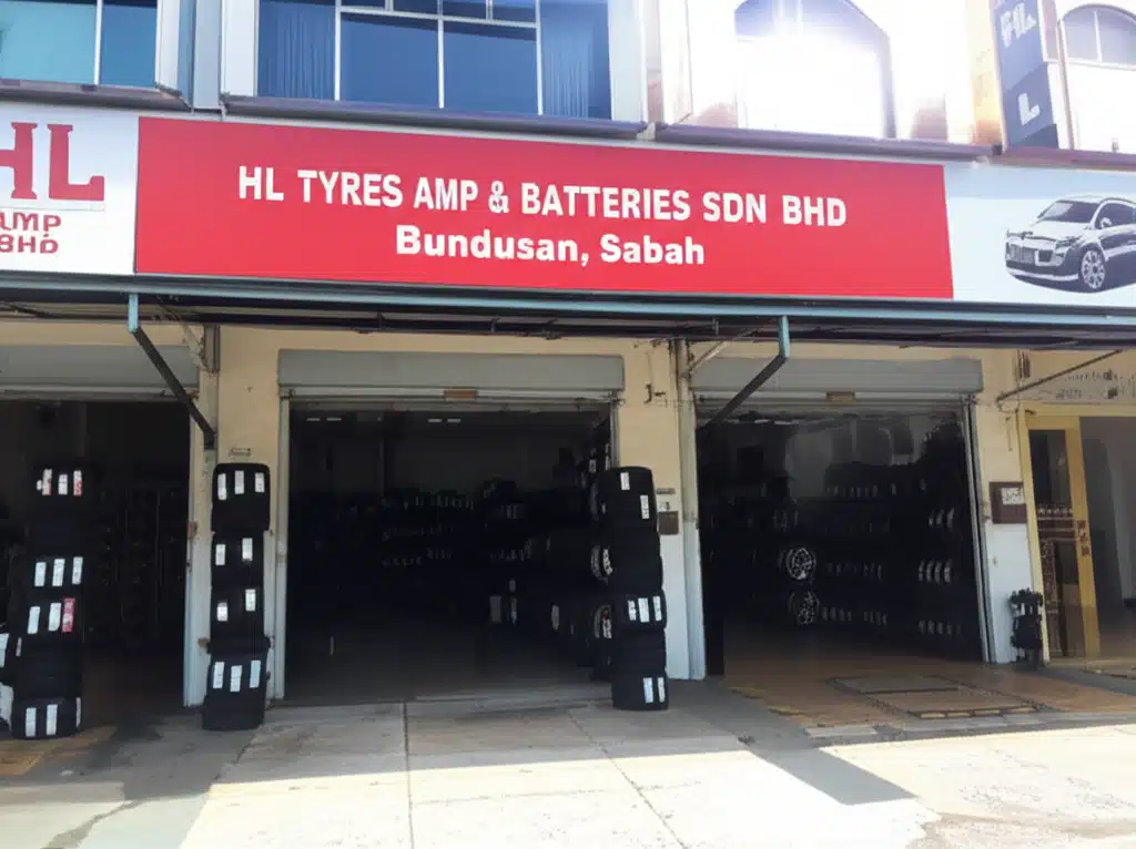 HL TYRES & BATTERIES SDN BHD Bundusan, Sabah. 1 HL Tyres & Batteries: Pembekal Tayar dan Bateri Terdekat di Bundusan, Sabah