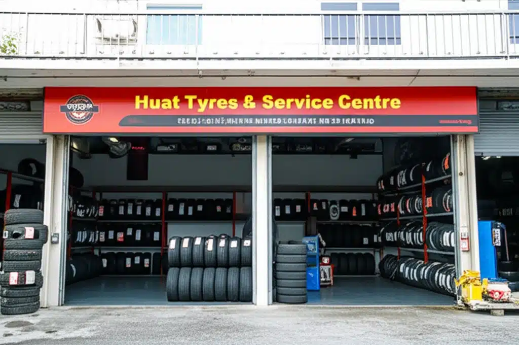 Huat Tyres & Service Centre: Perkhidmatan Ban dan Servis Terbaik