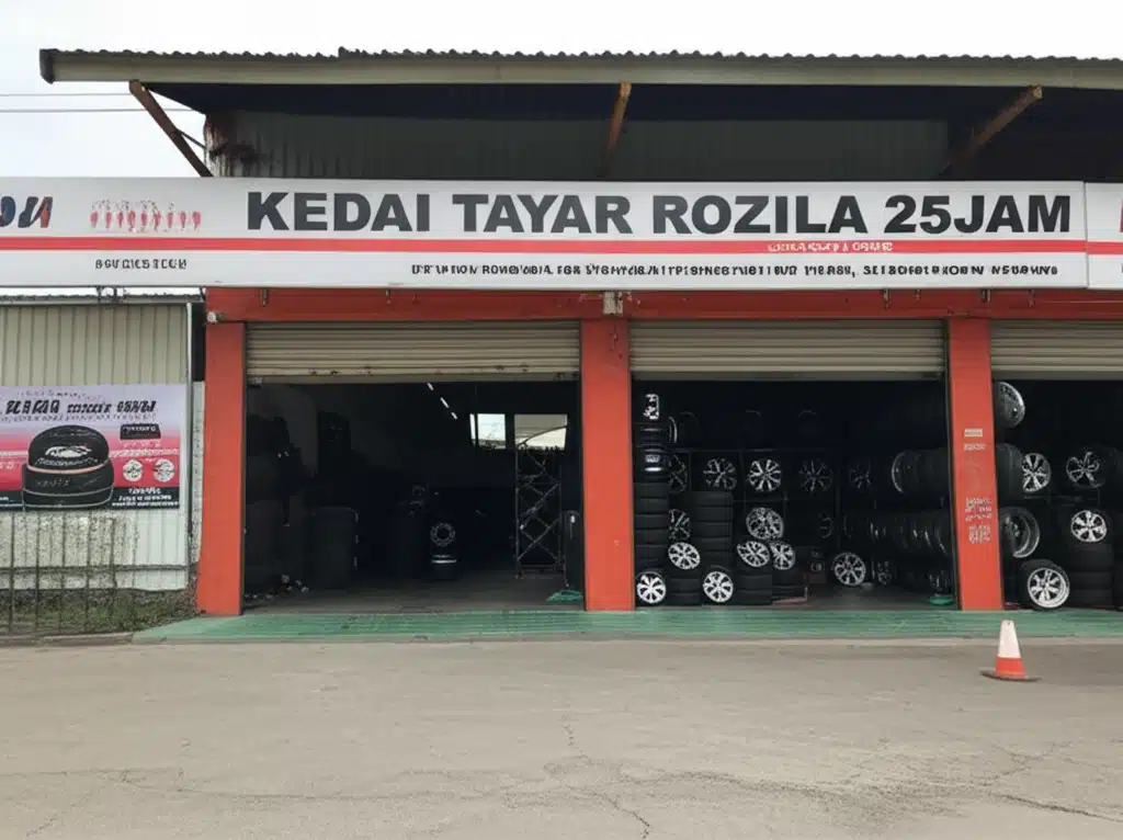 KEDAI TAYAR ROZILA 25JAM: Perkhidmatan Tayar 24/7 di Malaysia