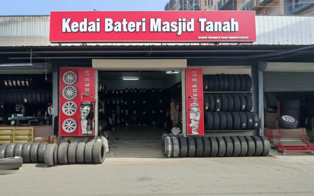 Kedai Bateri Masjid Tanah: Jual Bateri Kereta & Perkhidmatan Terbaik