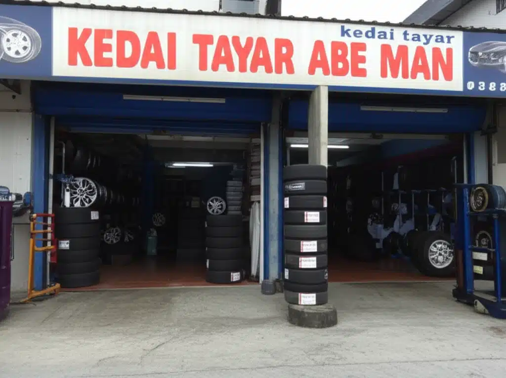 Kedai Tayar Abe Man: Pusat Servis & Penjualan Tayar Terdekat