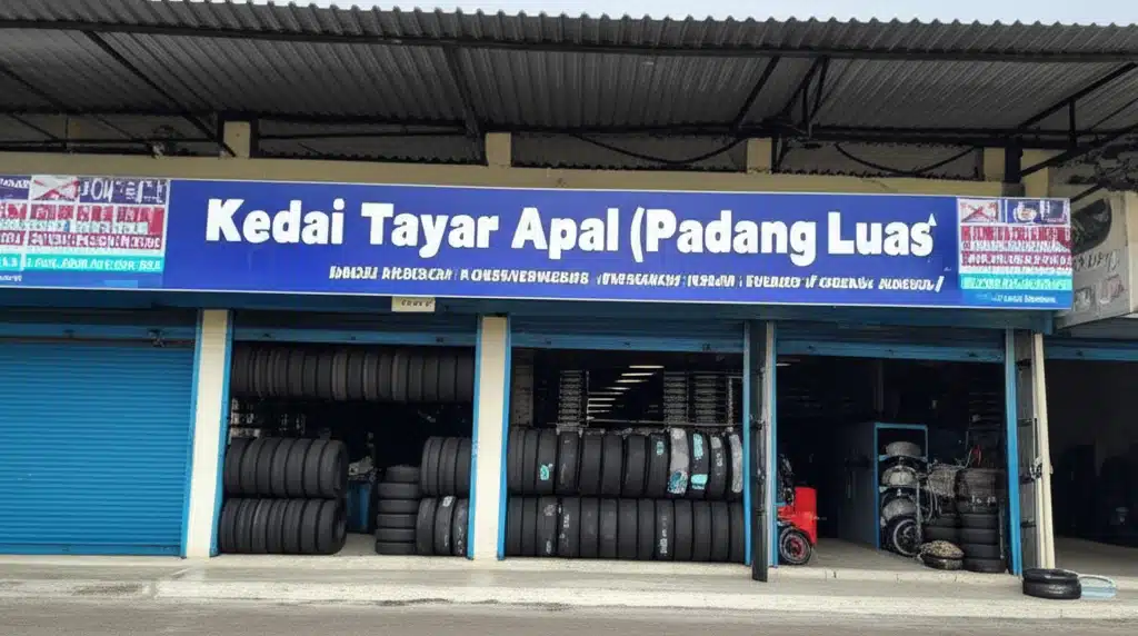 Kedai Tayar Apal (Padang Luas) 1 Kedai Tayar Apal Padang Luas: Pilihan Ban Terlengkap