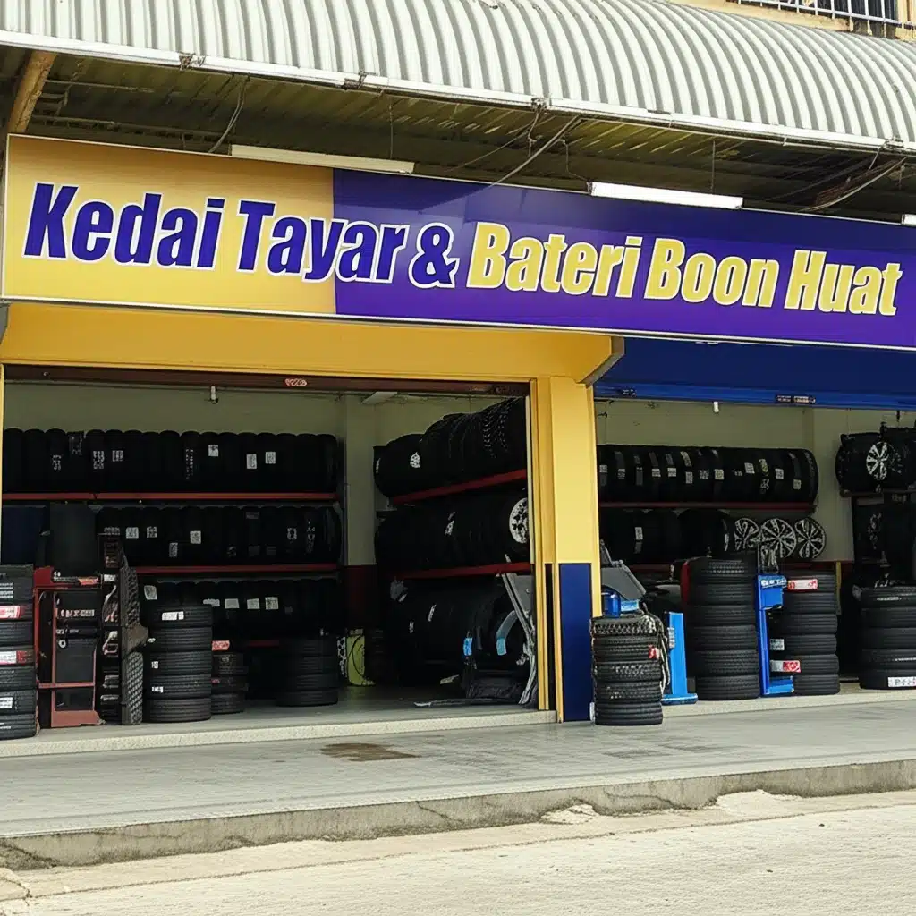Kedai Tayar & Bateri Boon Huat: Servis & Pembelian Terbaik