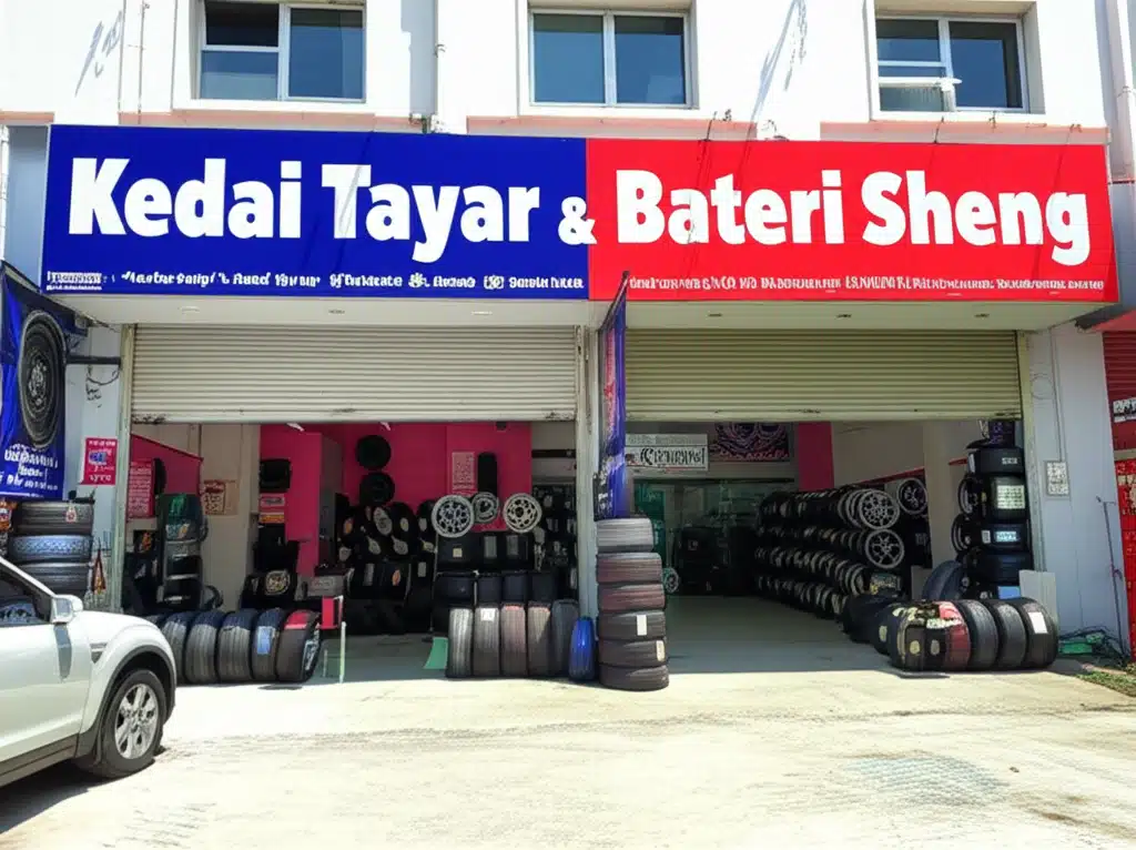 Kedai Tayar & Bateri Sheng: Perkhidmatan Penukaran Tayar & Bateri