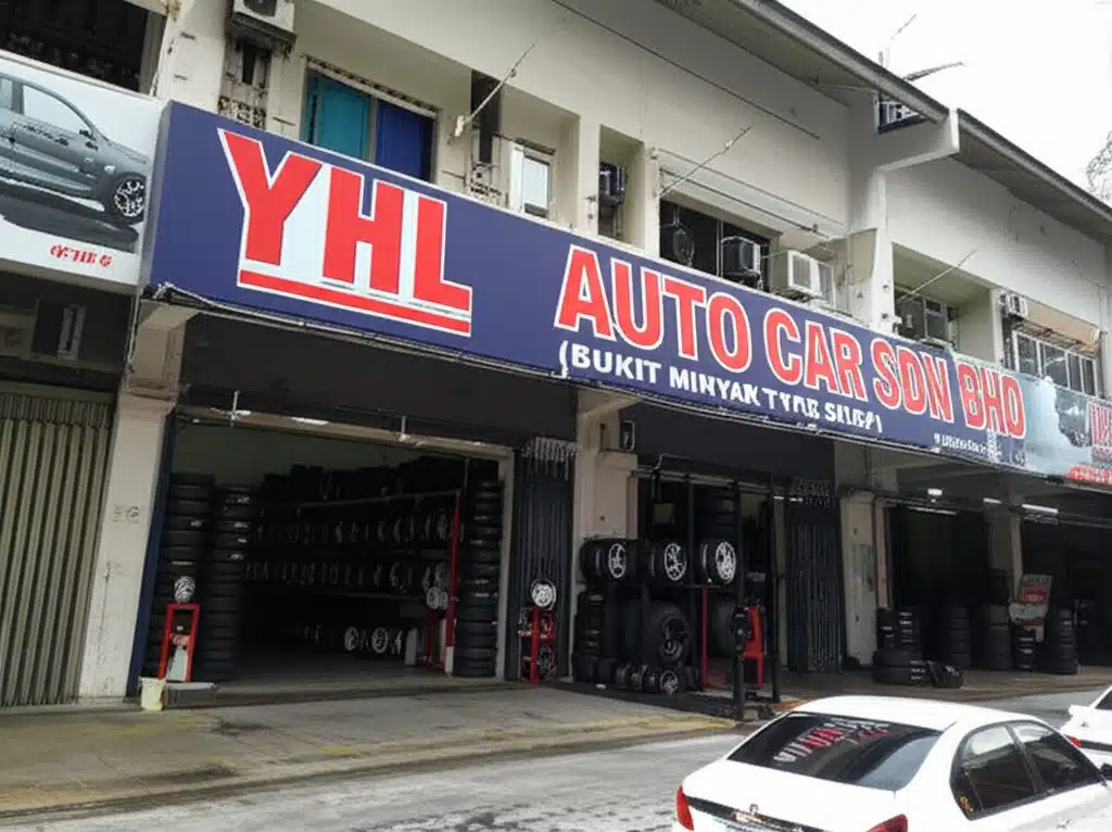 YHL AUTO CAR SDN BHD ( BUKIT MINYAK TYRE SHOP) 1 Kedai Tayar YHL Auto Car Sdn Bhd Bukit Minyak, Perkhidmatan Tayar Terdepan