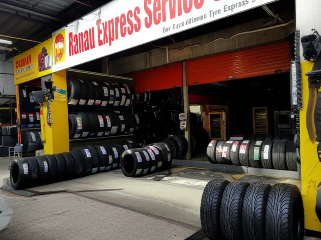 Khidmat Banjir dan Selipar Kereta Ranau Tyre Express