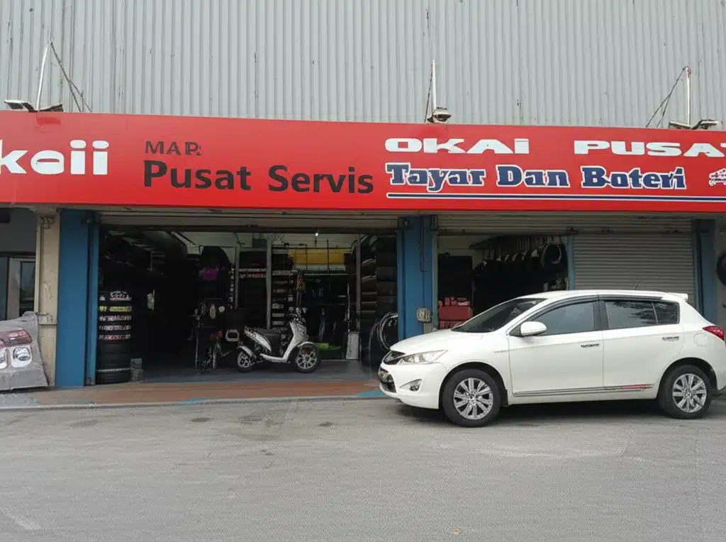 Okai Pusat Servis Tayar Dan Bateri 1 Okai Pusat Servis: Tayar dan Bateri Berkualiti Tinggi