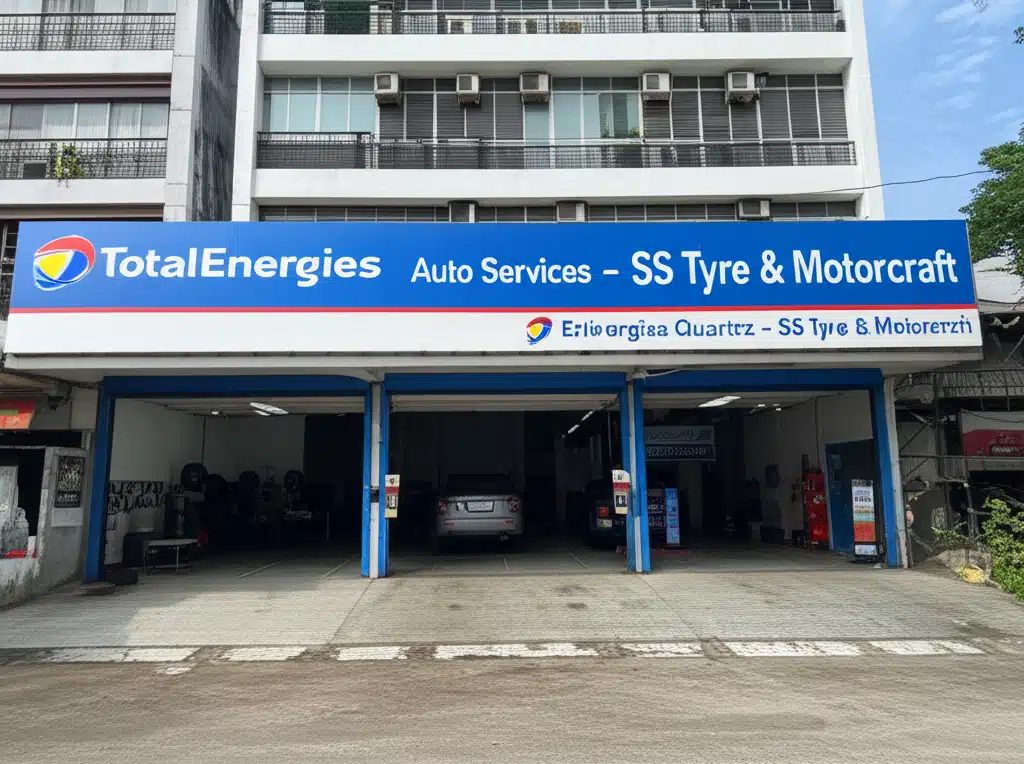 TotalEnergies Quartz Auto Services - SS Tyre & Motorcraft 1 Perkhidmatan Penukar Minyak & Tayar: TotalEnergies Quartz & SS Tyre