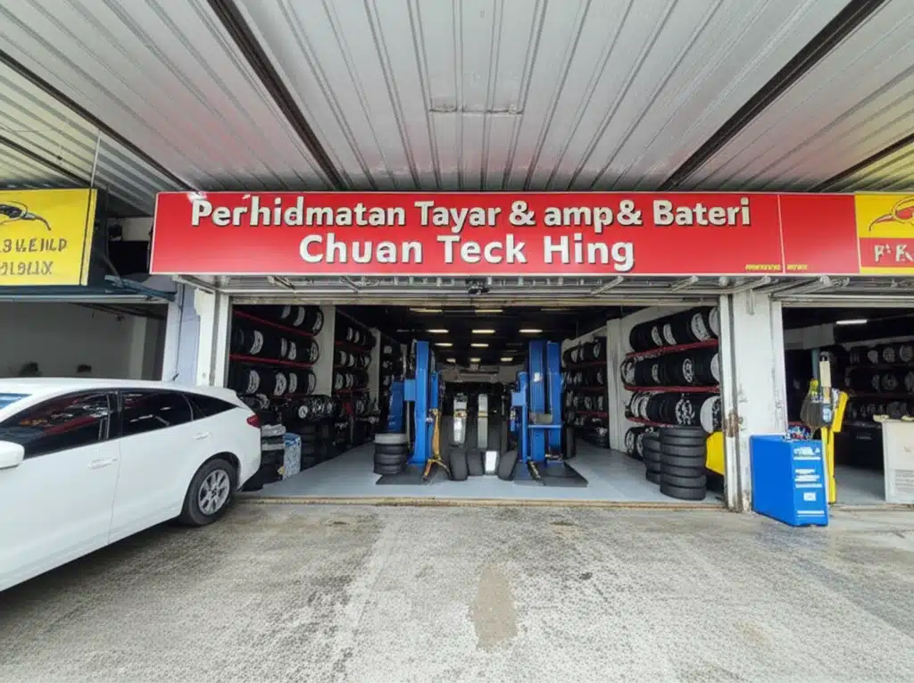 Perkhidmatan Tayar & Bateri Chuan Teck Hing 1 Perkhidmatan Tayar & Bateri Chuan Teck Hing: Penyelesaian Kenderaan Andal