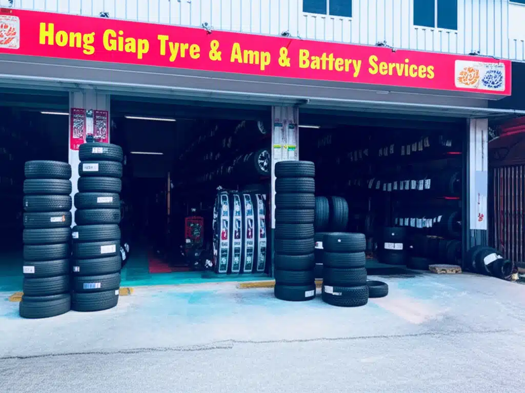 Hong Giap Tyre & Battery Services 1 Perkhidmatan Tayar & Bateri Hong Giap: Penyelesaian Kenderaan Terpercaya