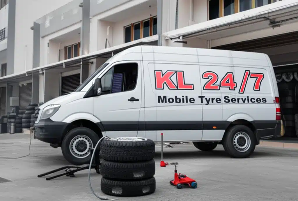 KL 24/7 Mobile Tyre Services 1 Perkhidmatan Tayar Bergerak 24/7 KL - Pantas & Percuma!