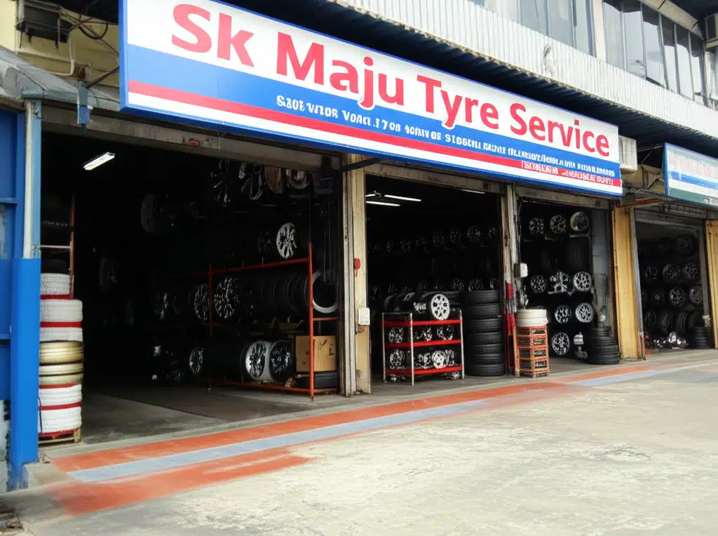 SK Maju Tyre Service 1 Perkhidmatan Tayar SK Maju: Penyelesaian Tayar Terbaik