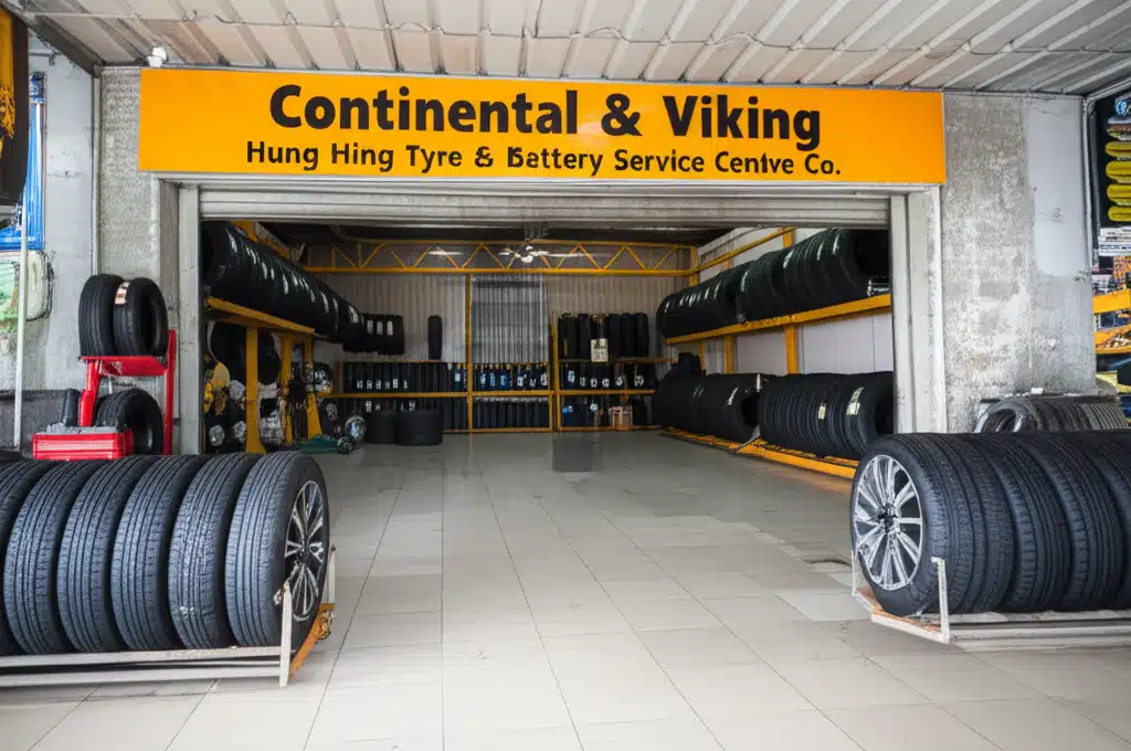 Continental & Viking - Hung Hing Tyre & Battery Service Centre Co. 1 Pusat Perkhidmatan Tayar & Bateri Continental & Viking Hung Hing