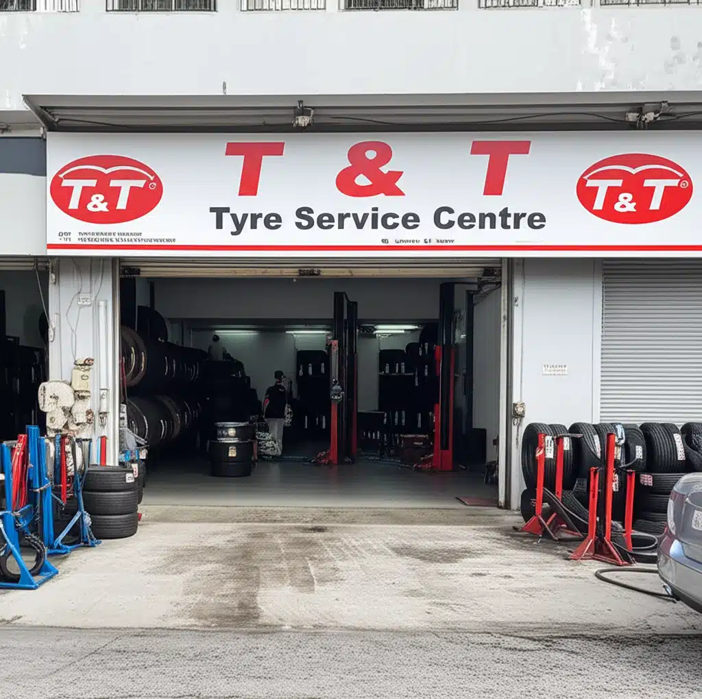 T & T Tyre Service Centre 1 Pusat Perkhidmatan Tayar T & T: Khidmat Tayar Profesional