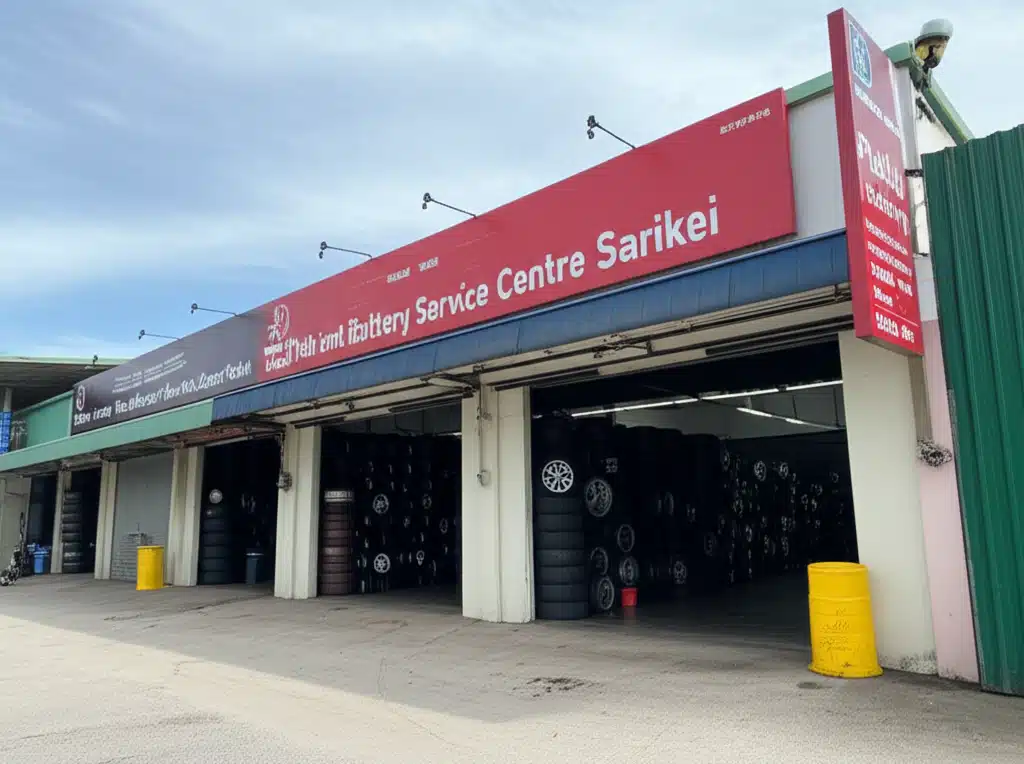 Public Tyres and Battery Service Centre Sarikei 1 Pusat Perkhidmatan Tayar dan Bateri Awam Sarikei