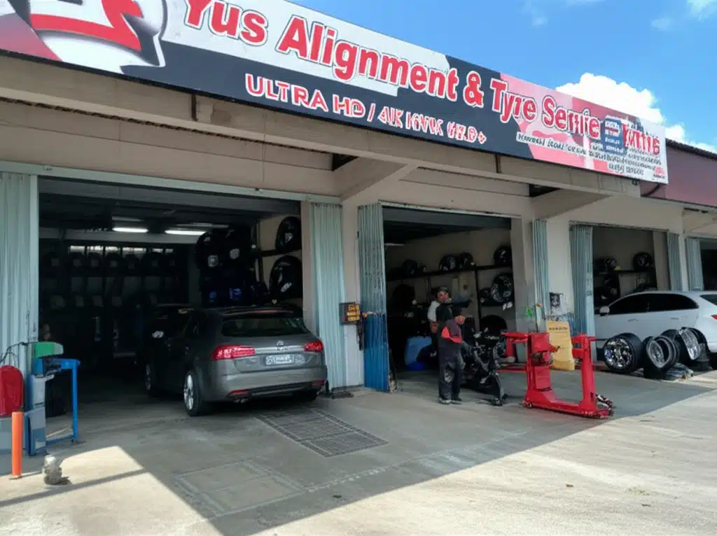 Pusat Perkhidmatan Yus: Alignment & Tayar, Penyelesaian Kenderaan Anda