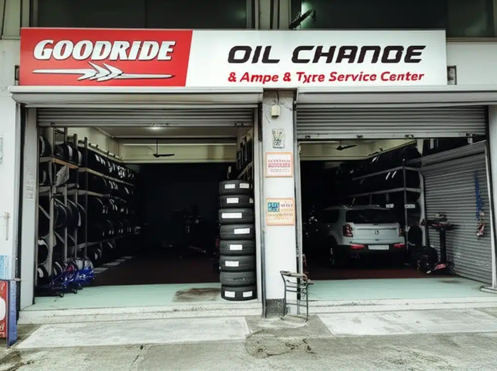 Goodride Oil Change & Tyre Service Center 1 Pusat Servis Tukar Minyak & Tayar Goodride - Perkhidmatan Profesional