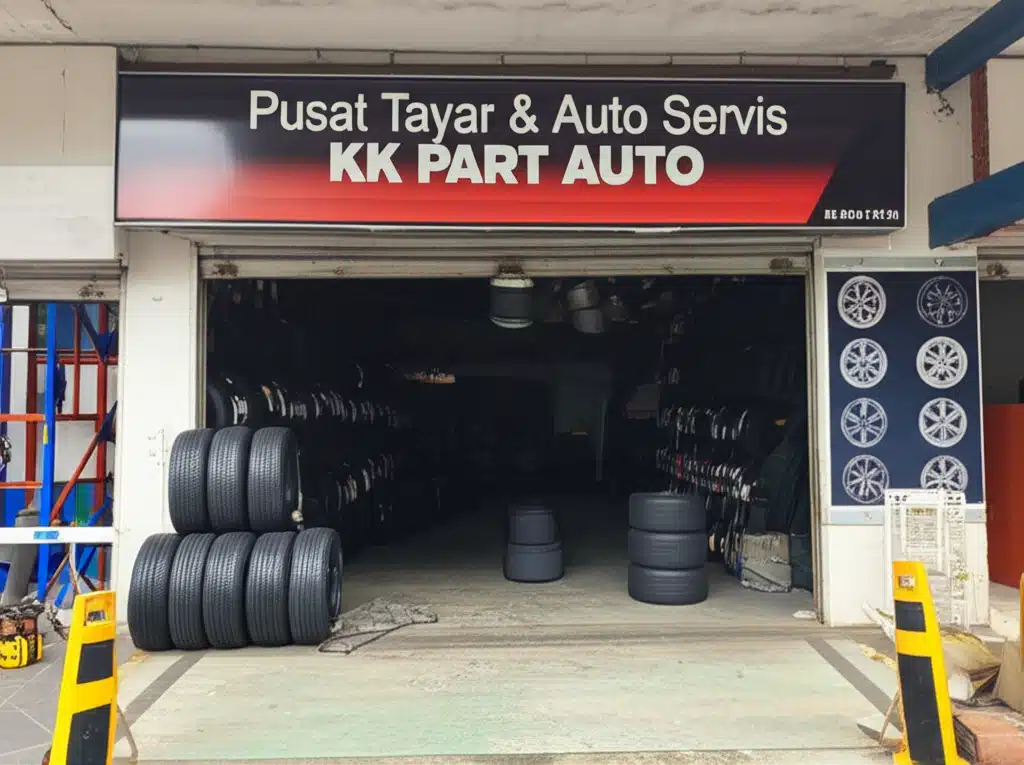 Pusat Tayar & Servis Auto Profesional di KK PART AUTO