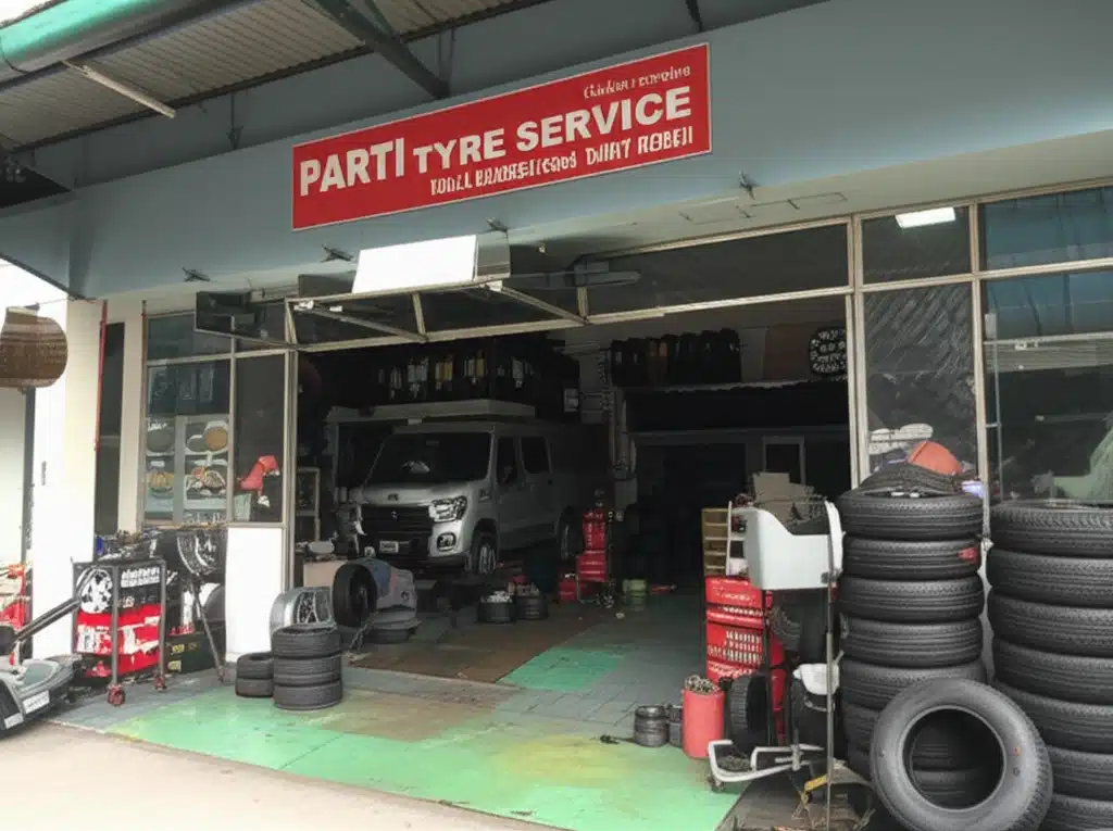 PARTI TYRE SERVICE Outdoor services KUALA KANGSAR-tapah BUKIT MERAH 1 Servis Tayar Luar Premis di Kuala Kangsar, Tapah & Bukit Merah
