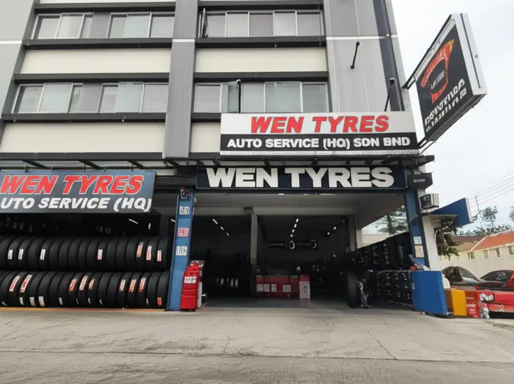 Servis dan Penjagaan Tayar di Wen Tyres Auto Service (HQ) SDN BHD