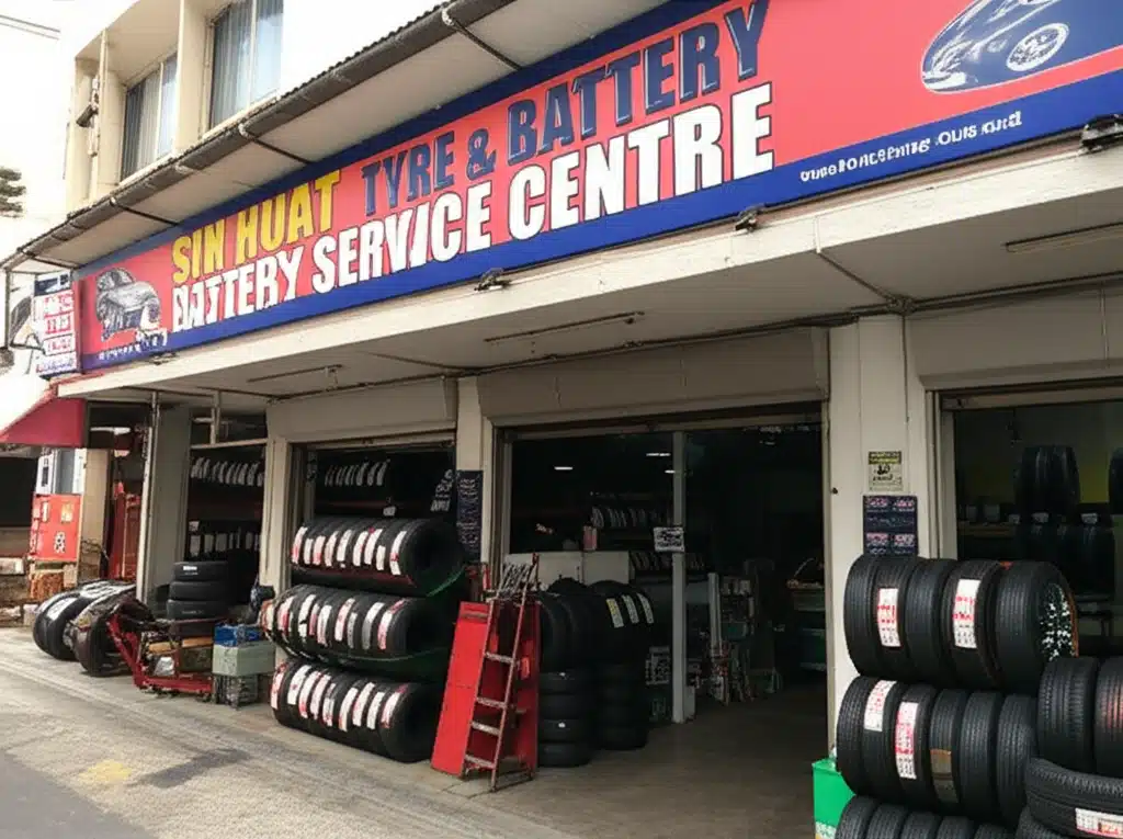 Sin Huat: Pusat Servis Tayar & Bateri Terpercaya