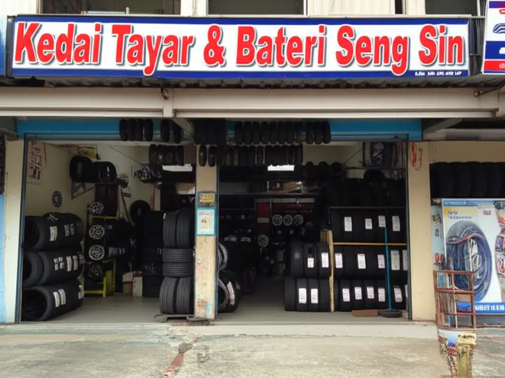 Kedai Tayar & Bateri Seng Sin 1 Tayar & Bateri Berkualiti di Kedai Seng Sin - Servis Terbaik
