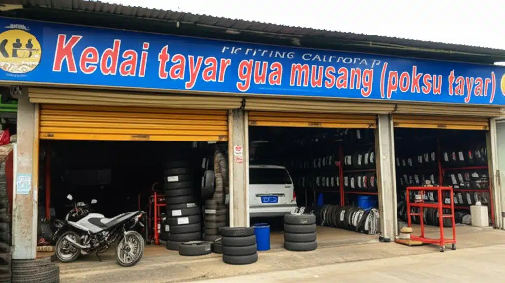 Tayar Gua Musang: Kedai Poksu Tayar Terbaik di Kelantan