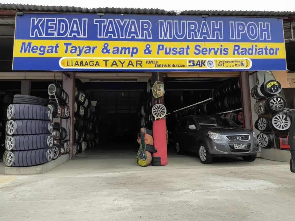 Kedai Tayar Murah Ipoh | Megat Tayar & Pusat Servis Radiator 1 Tayar Murah Ipoh: Megat Tayar & Pusat Servis Radiator Terdekat