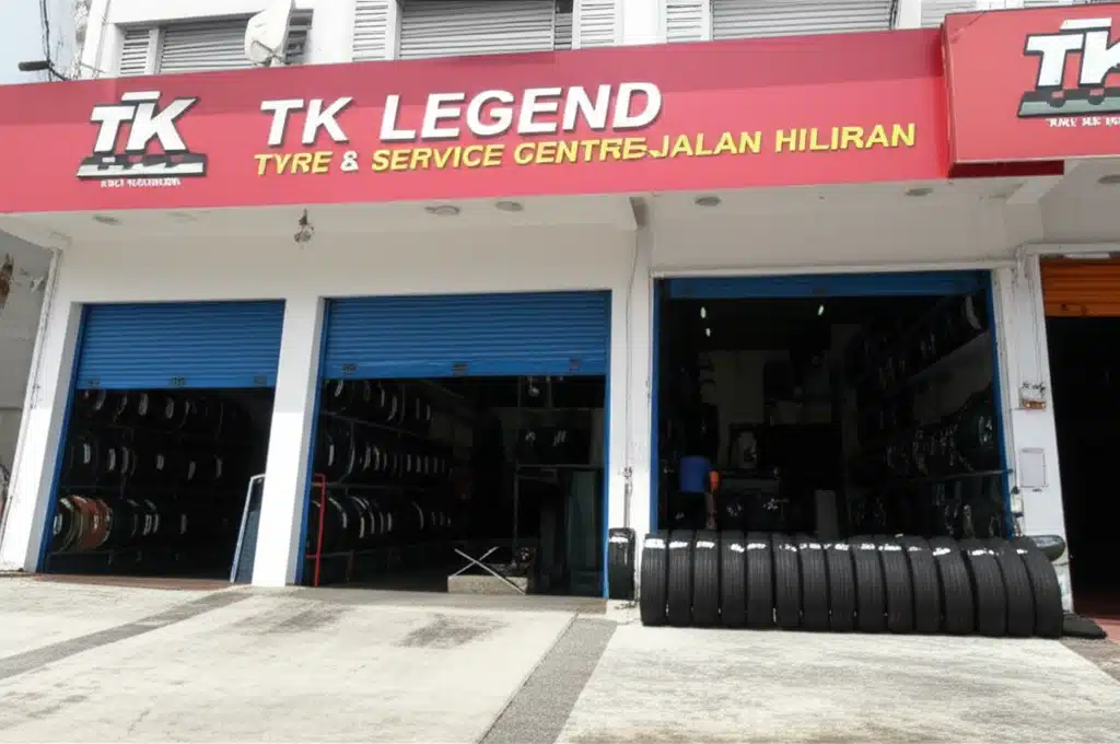 TK LEGEND TYRE & SERVICE CENTRE-JALAN HILIRAN 1 Tukang Kayu Legend Tyre & Service Centre - Jalan Hiliran, Perkhidmatan Tayar Terbaik