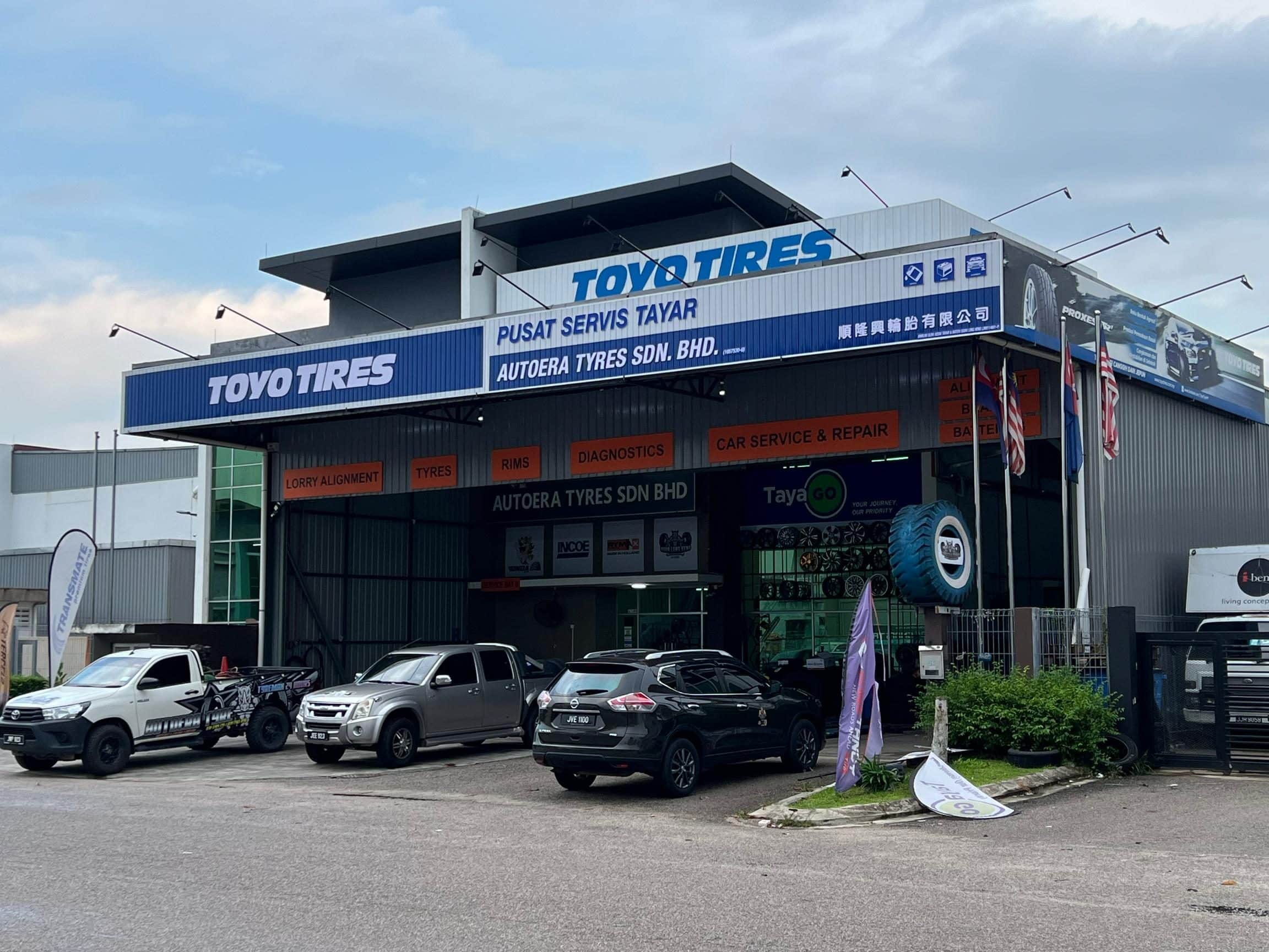 autoera tyres sdn bhd toyo service center tayago