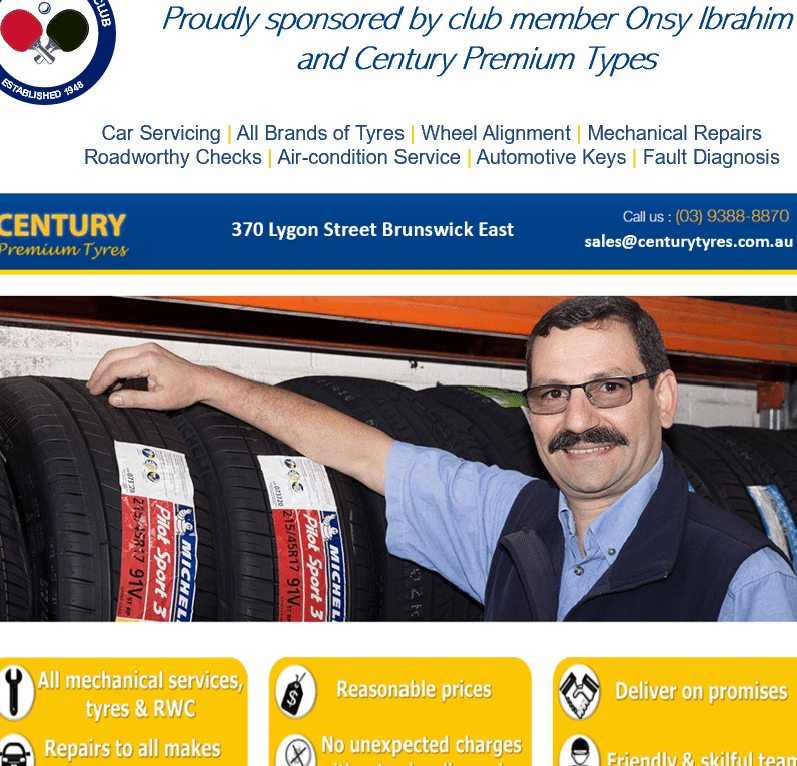 century sport tyres service