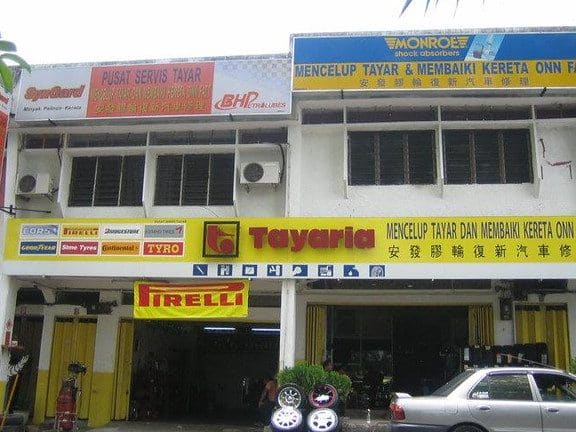 kedai membaiki kereta dan tayar