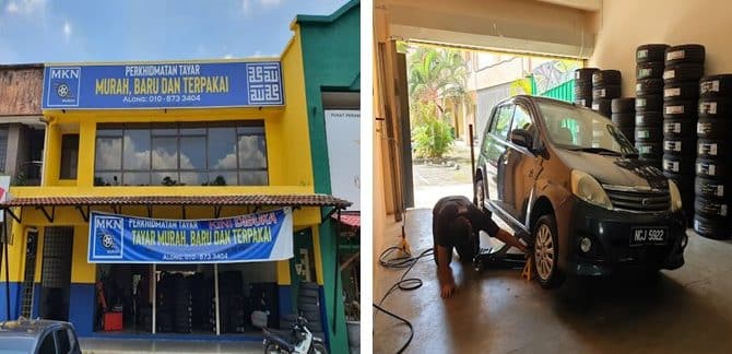 mkn tayar murah baru dan terpakai seremban
