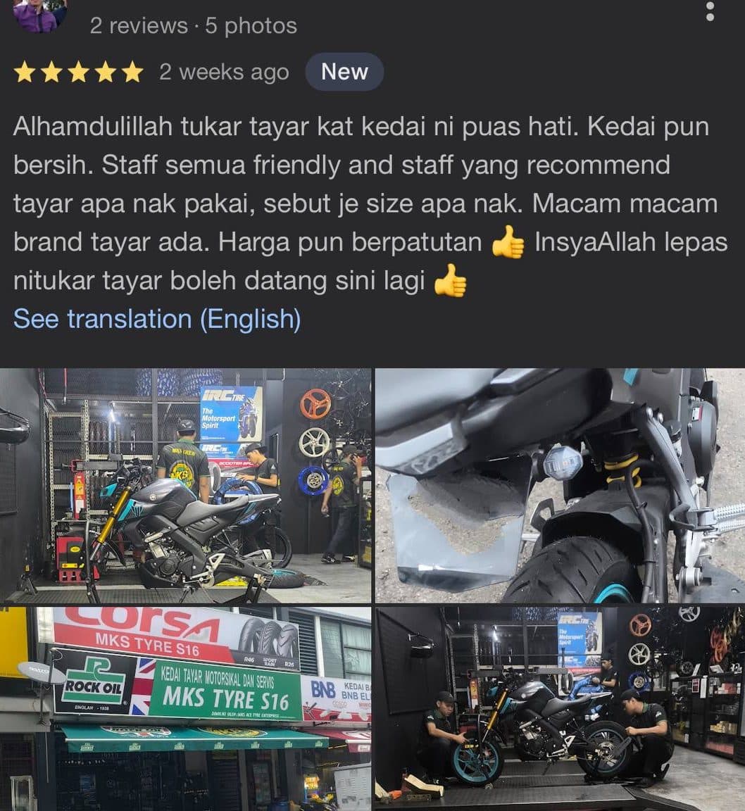 MKS Tyre S16, Shah Alam, Selangor - Kedai Tayar Motorsikal Shah Alam 1 mks tyre s16 shah alam selangor kedai tayar motorsikal shah alam
