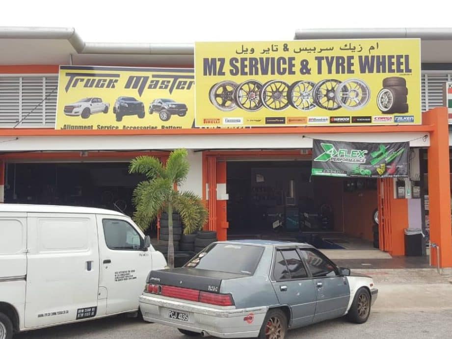 MZ Service and Tyre Wheel 1 mz service and tyre wheel